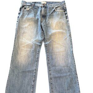 Aeropostale Jeans Mens 40x32 Medium Wash Cotton Essex Straight Fit Denim